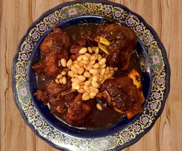 Mrouzia: Moroccan Lamb Stew with Raisins, Almonds, and Honey