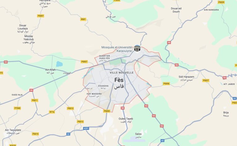 Fez Morocco Map – Navigating the Ancient Medina and Beyond