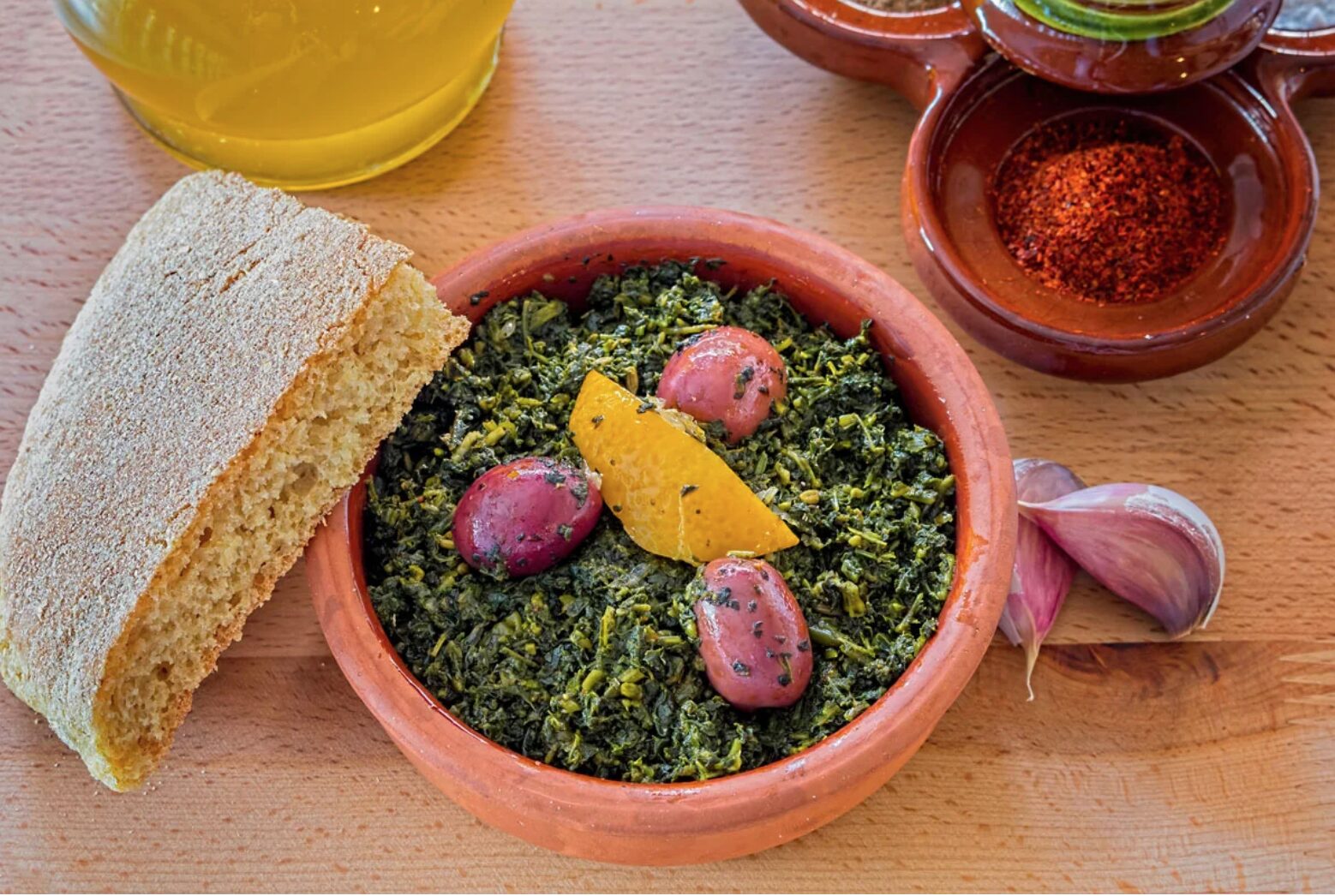 Moroccan Bakoula Recipe – The Beloved Spinach-Like Mallow Dish